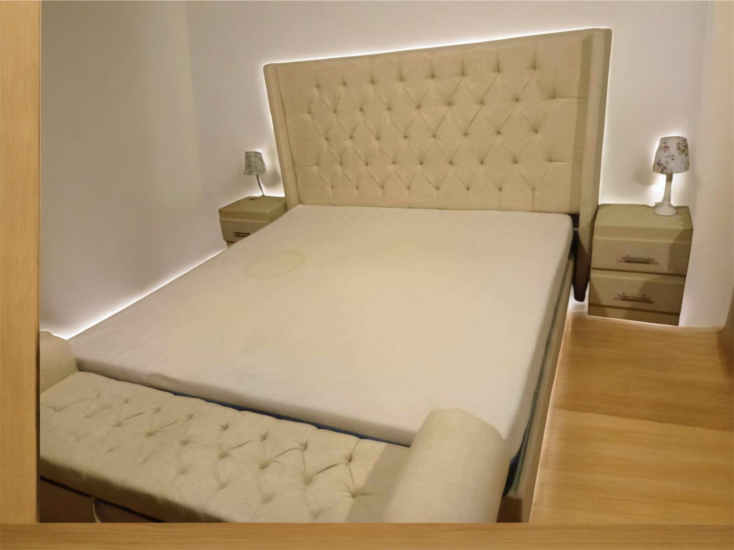 Recámara Capitoneada King saiz - CAVA